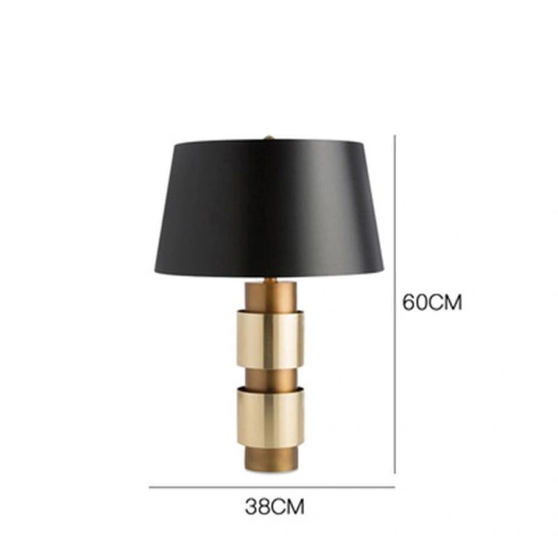Fabric Shade Art Design Desk Table Lamp in Bedroom Bedside Home Deco Desk Light Modern Luminaria De Mesa Indoor Lighting