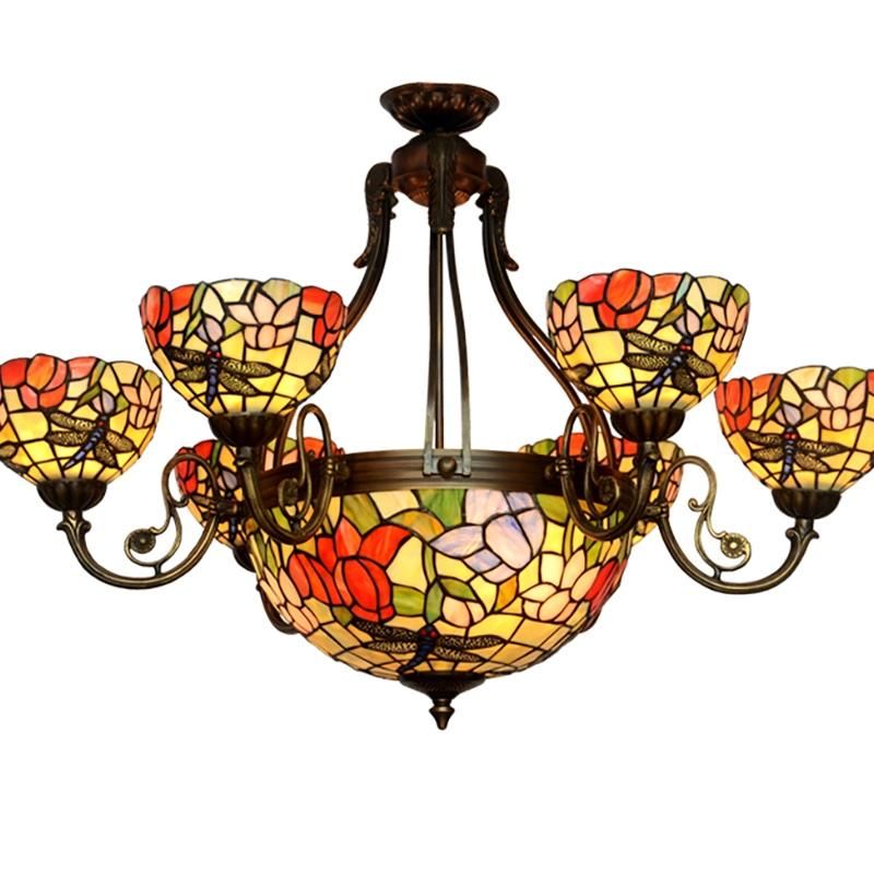 Butterfly LED Chandelier Hand-Made Retro Living Room Pendant Lamp