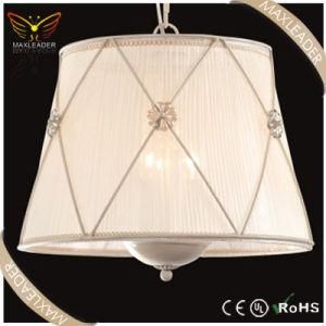 Pendant Lights of Antique White Fabric Lighting Chandelier (MD7378)