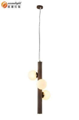 Modern Simple Aluminum and Glass Pendant Lamp for Dining Room