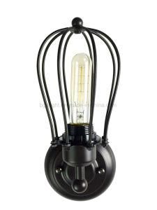 Indoor Black Cage Wall Sconces Reading Light