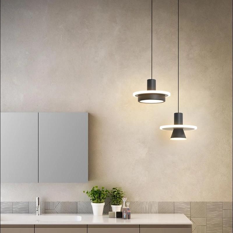 Modern Minimalist Bedroom Nordic LED Julious Tubular Monochromatic Modern Pendant Light (WH-AP-341)