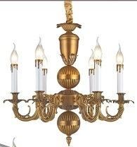68846 Crystal Candle Chandelier Lamp (Zinc alloy)