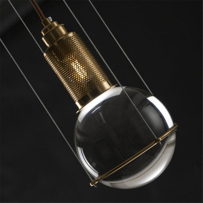 Modern Hanging Beautiful Globe Blown Glass Pendant Lights