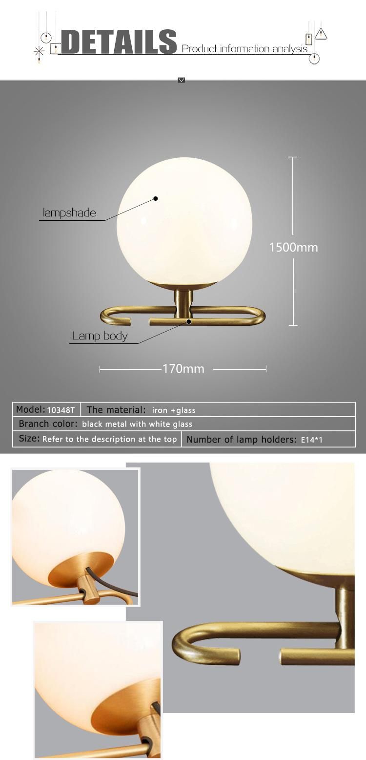 Modern Style Decorative Deaign for Reading Bedroom Office Table Lamp