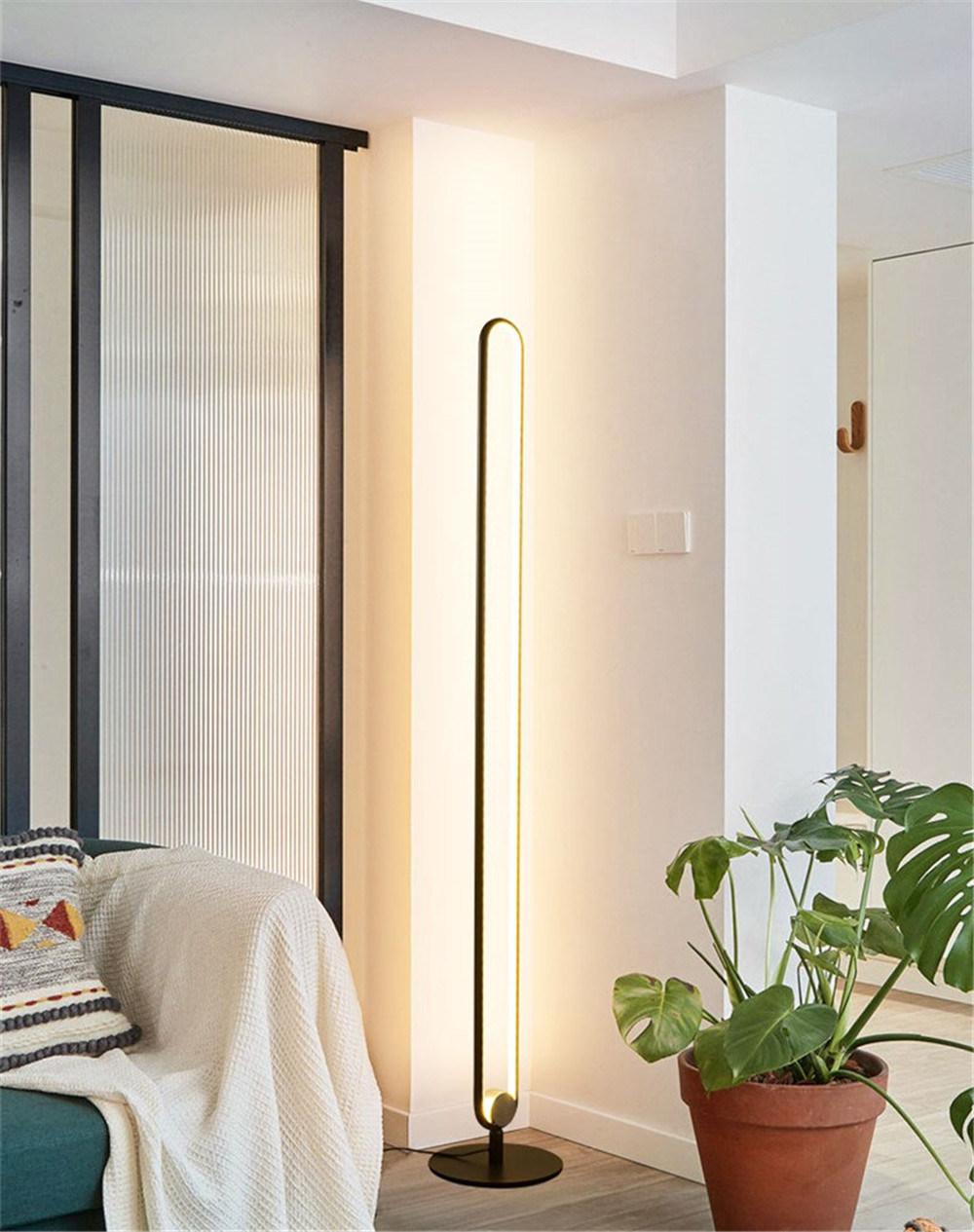 Floor Lamp Creative Personality Bedroom Bedside LED Standing Lamps for Living Room Home Decor Iron Stand Light