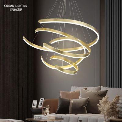 Ocean Lighting Modern Indoor Luxury LED Decoration Pendant Light