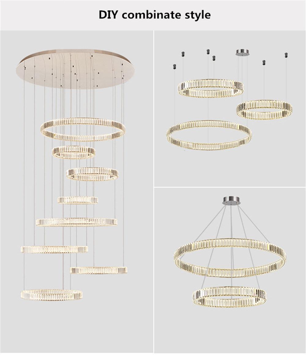 Modern Luxury Crystal Chandelier Lighting