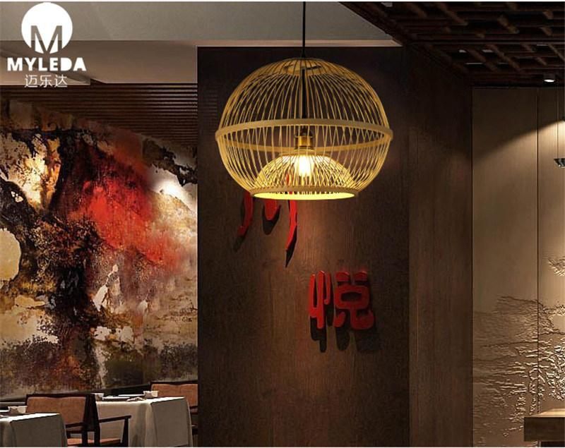 New Creative Shape Bamboo Pendant Lights