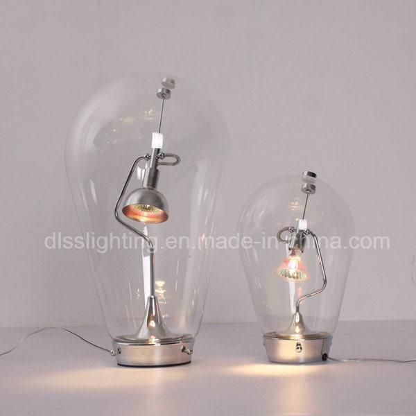 Modern Originality Simple Glass Bulb Table Lamp for Indoor Decoration