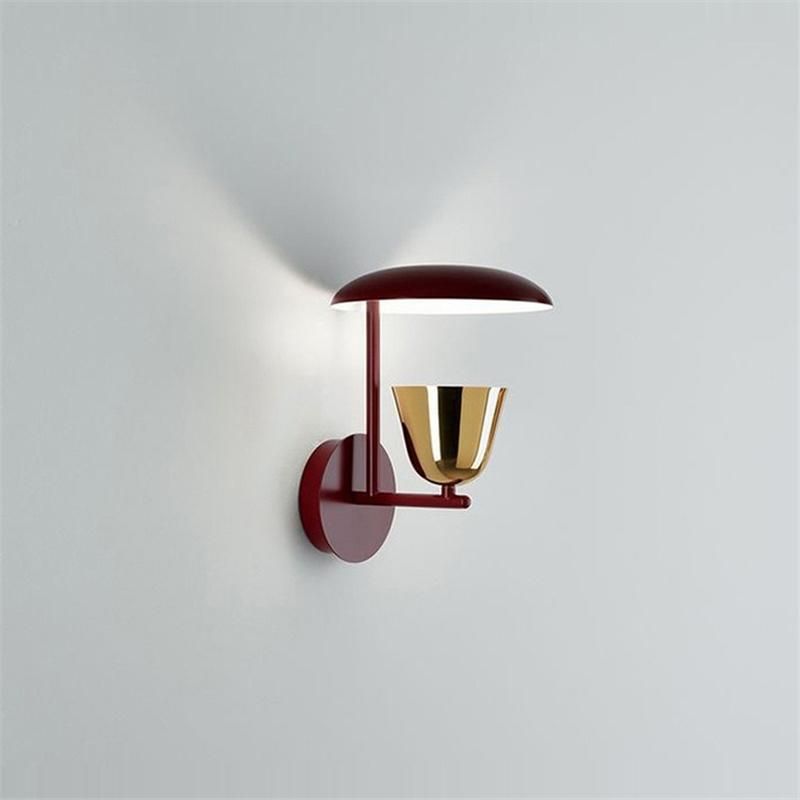 Modern LED Red Wall Lights Home Bedroom Bedside LED Wall Sconce (WH-OR-221)