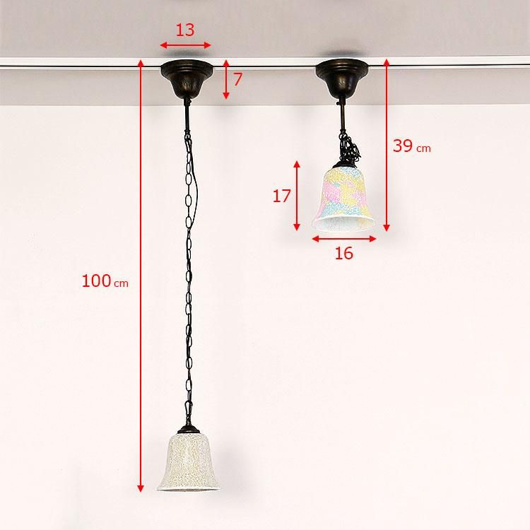 Jlc-9071 Home Mosaic Glass Hanging Pendant Lamp
