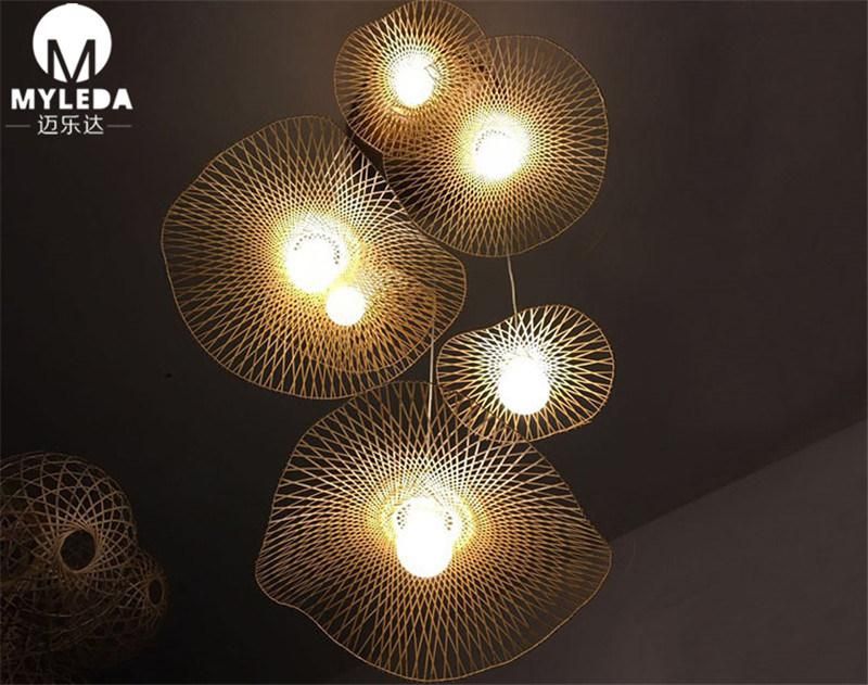 Cage Traditional Handmade Bamboo Lamp Bright Lantern Pendant Light