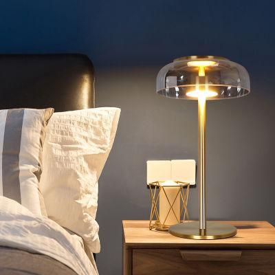 Transparent Shade Golden Table Lamp Floor Lamp Reading Dining Light
