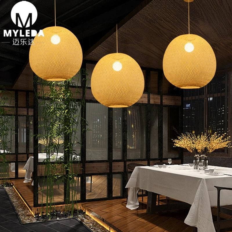 Cage Traditional Handmade Bamboo Lamp Pendant Light