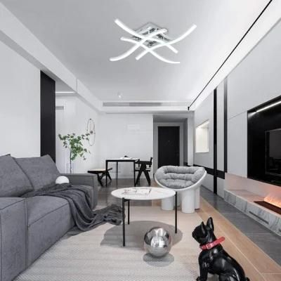 Modern Embedded Minimalist Wave Line Indoor LED Ceiling Light