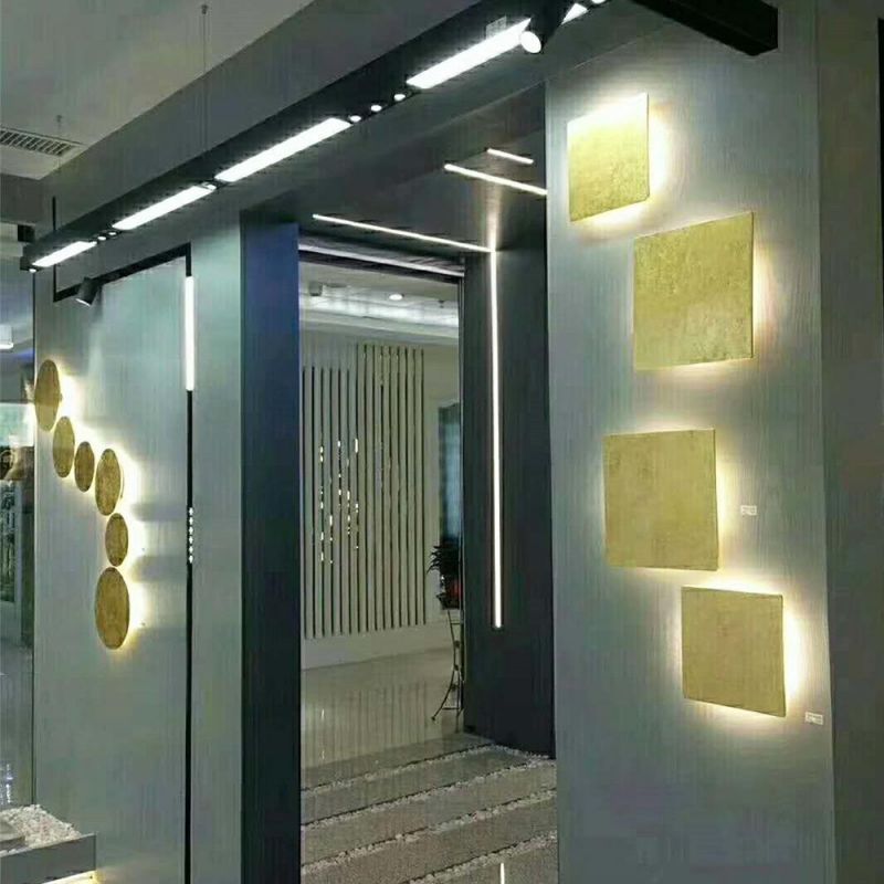 Modern Indoor Stylish Side Gate Decorative Brass Wall Light Fixture