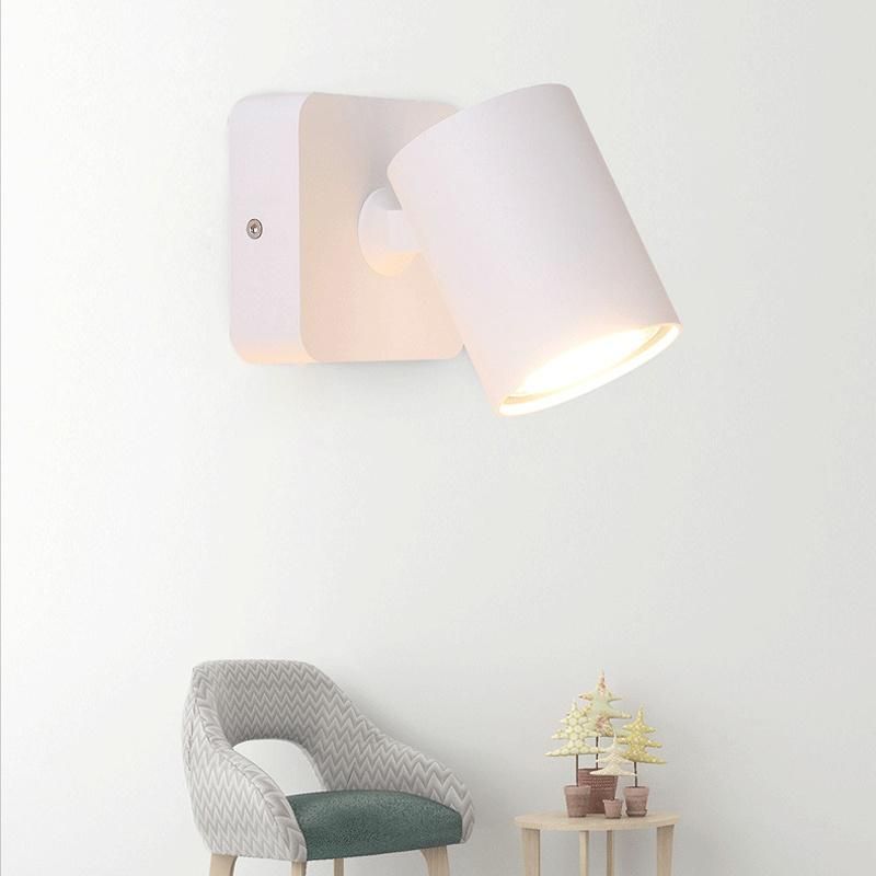 Indoor 7W GU10 LED Ceiling Wall Light Modern Style Folding Rotation Wall Reading Lamp (WH-OR-166)