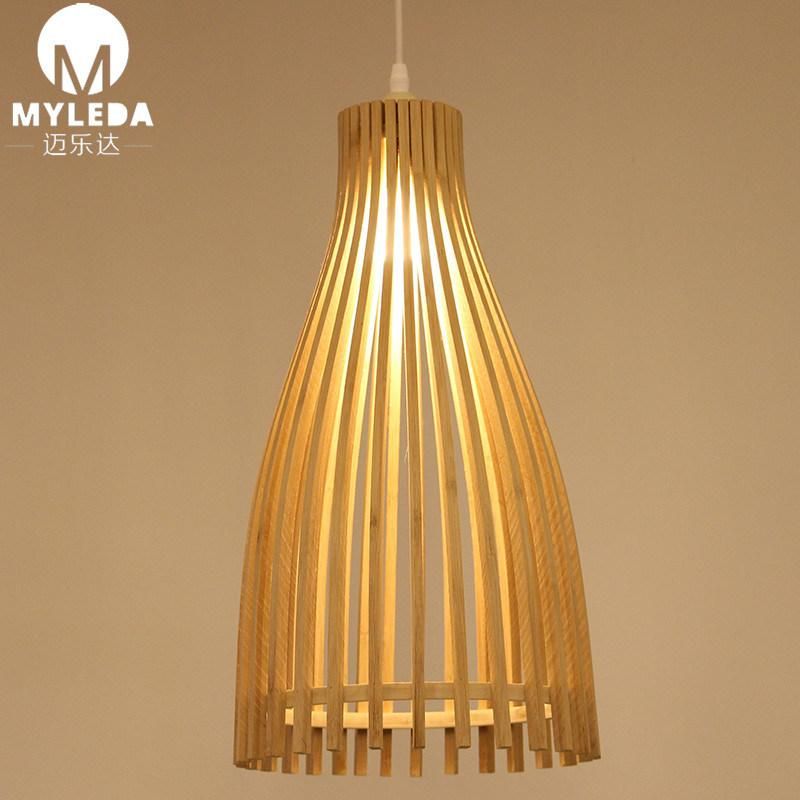 Industrial Style Loft Wood Pendant Chandelier Lighting Fixture