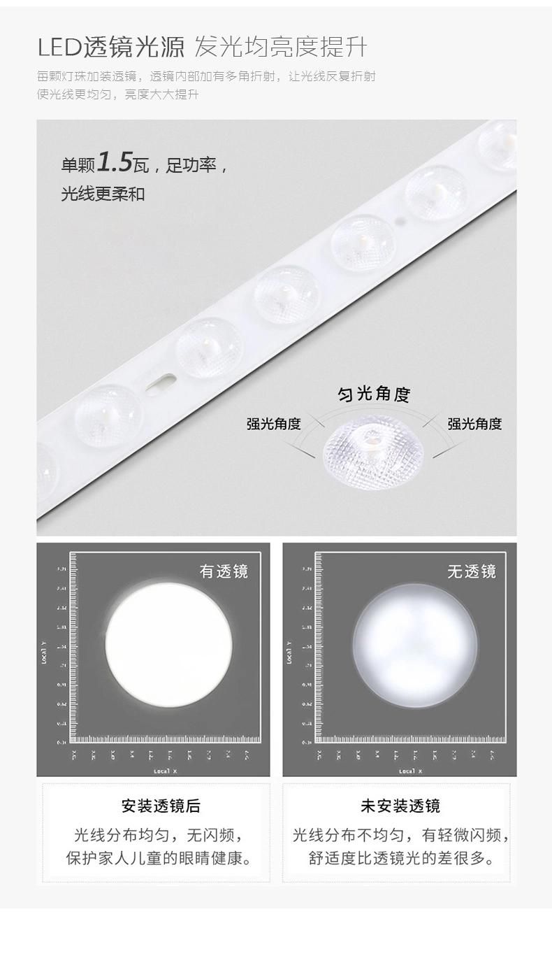 Factory Sale Round Ceiling Chandelier LED for Bedroom Fashion Design