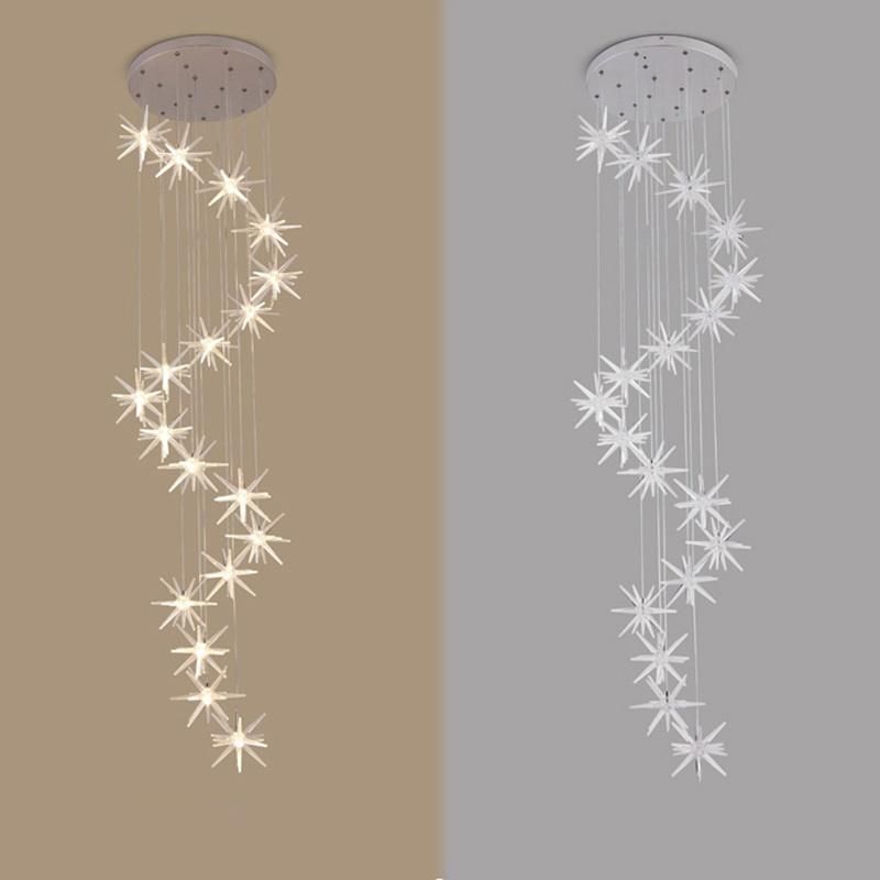 Exhibition Hall Lobby Crystal Chandelier Living Room Lamp Pendant Lamp