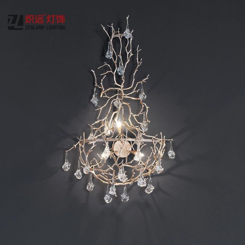 New Design Bedroom Decoration Copper Beside LED Wall Lamp