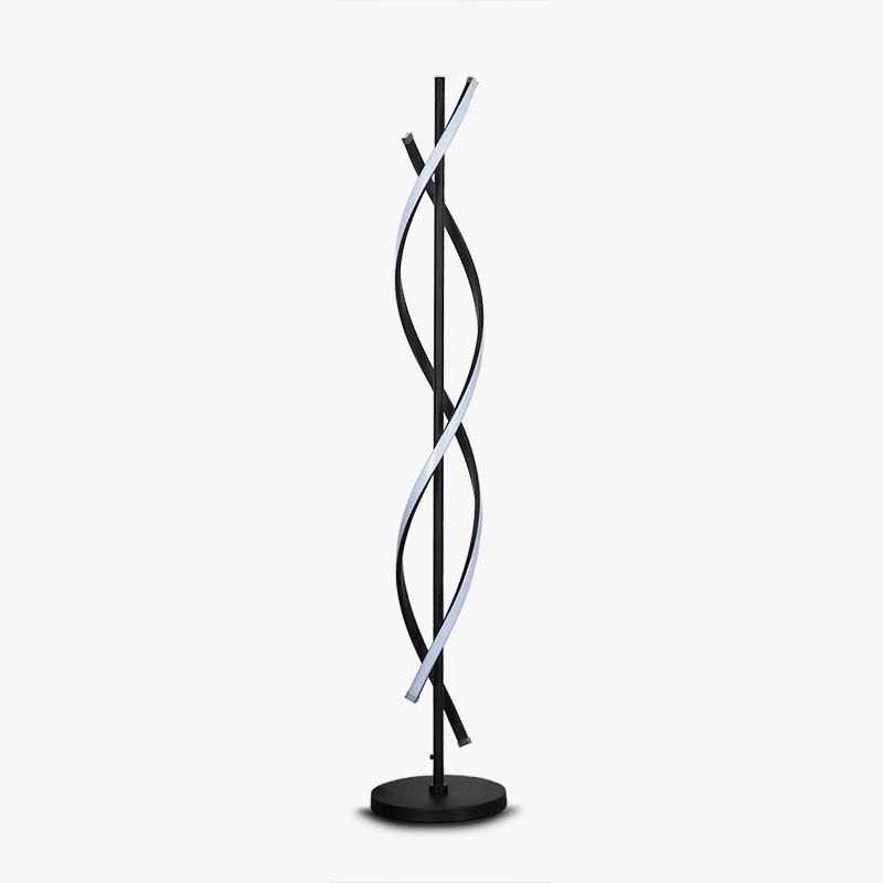 Black Minimalist Bedroom Metal Dimmable Modern Design Tripod Standing Designer LED RGB Floor Lamp