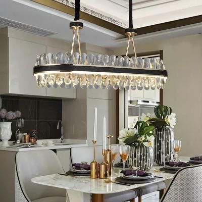 Modern Luxury Crystal Ceiling Light for Living Room Reading Room Decoration Lighting