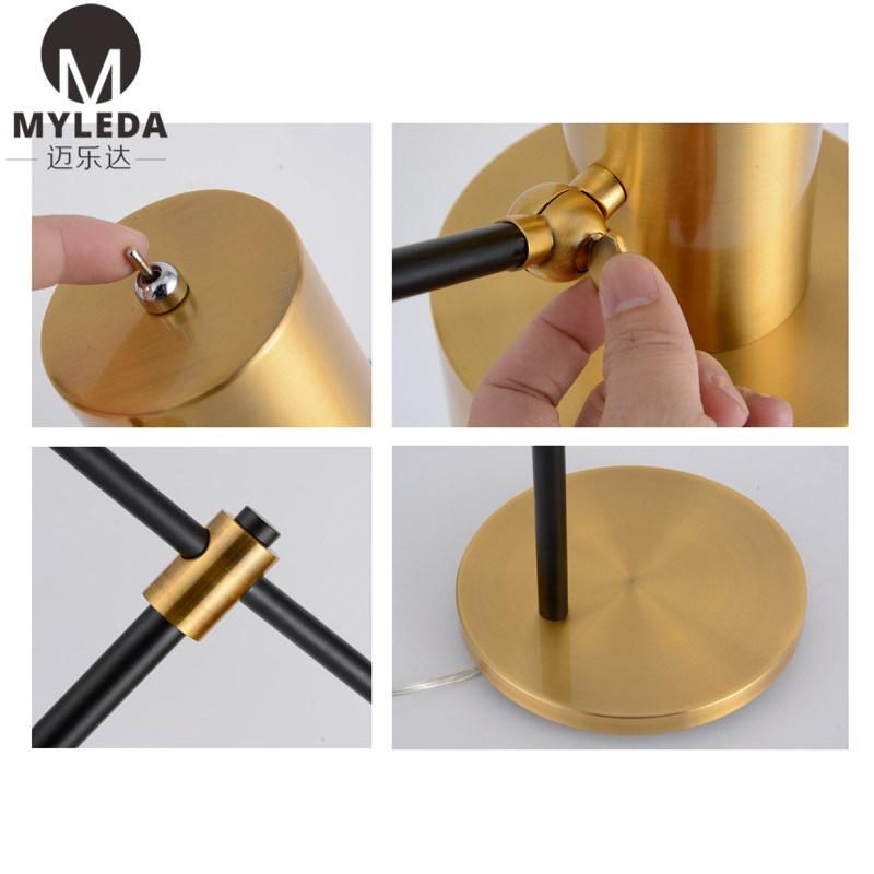 Modern Simple Adjustable Head Table Desk Lamp Night Stand Light