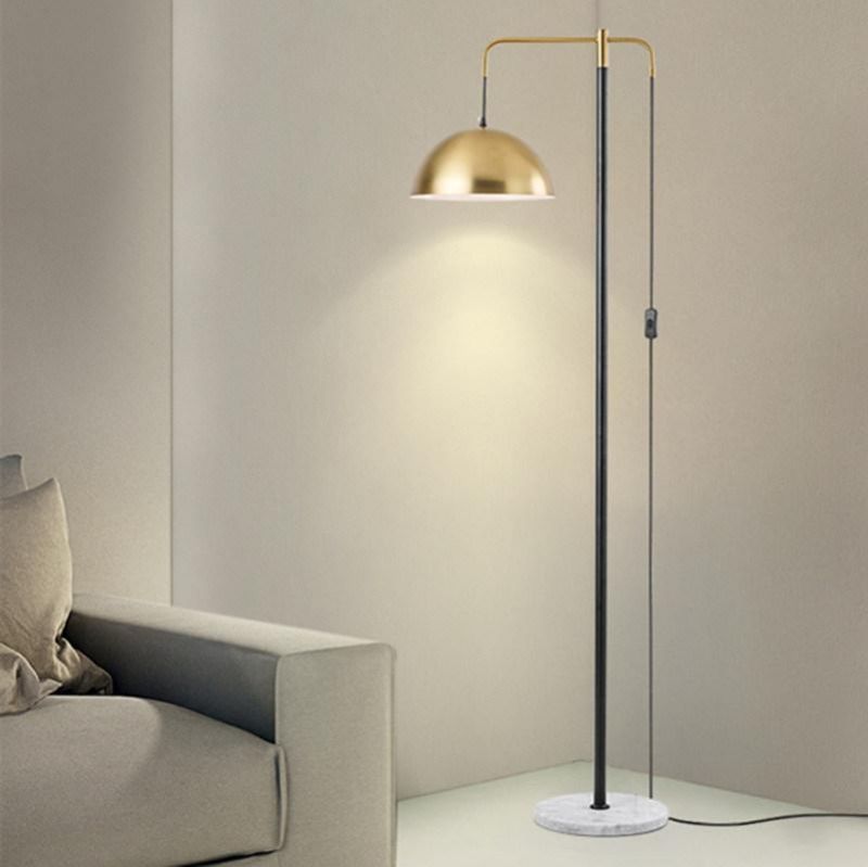 Modern Marble Floor Lamp Creative Iron Floor Lamp for Living Room Decor Light Home Night Table Lamp (WH-MFL-64)