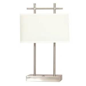 Square Lamp Shade Hotel Table Lamp for Guest Room