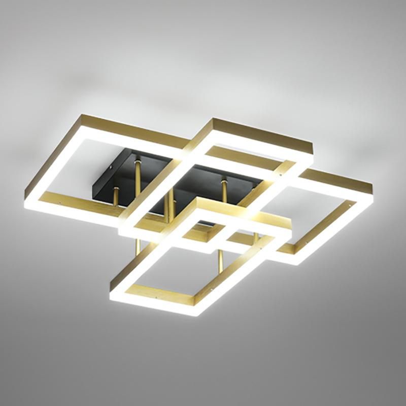 Modern Design Golden Color Living Room LED Ceiling Lamp Bedroom Light