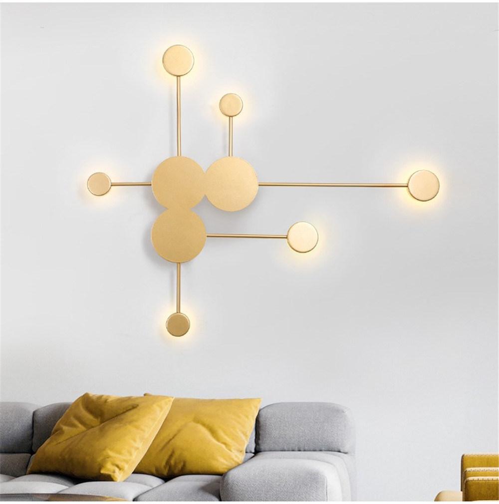 Modern Simple LED Wall Lamps Living Room TV Wall Bedroom Bedside Lamp Nordic Home Decor Designer Corridor Hotel Iron Wall Lights