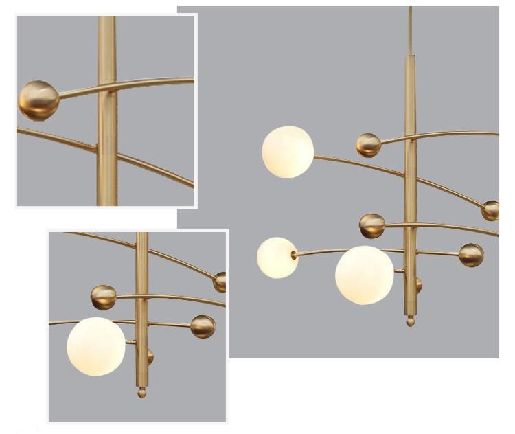2019 Design Project Chandelier Glass Ball Lamp Indoor Decorative Lighting