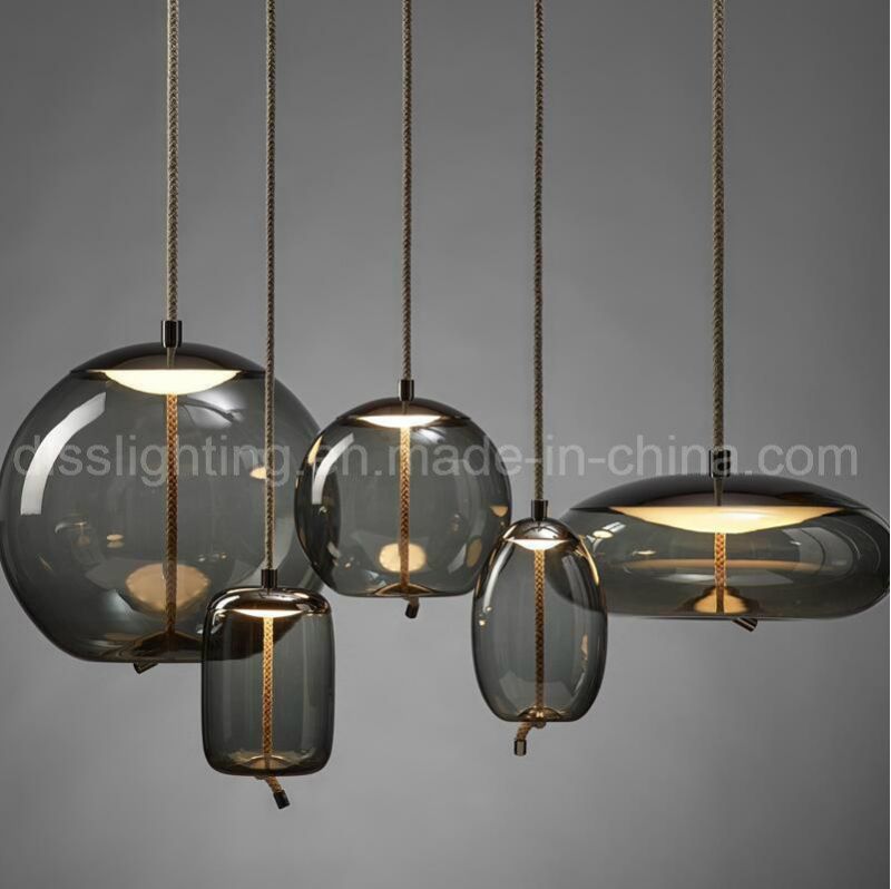 Post Modern Designer Suspension Lamp Decorative Interior LED Glass Pendant Light