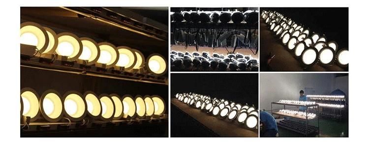 Aluminum Housing Waterproof IP44 4000K Single Head Square CCT COB Dimmable Recessed LED Downlight