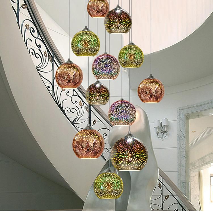 Post Modern Nordic Style Pendant Lights Living Dining Room Aisle Stairs Hotel Restaurant Lighting (WH-GP-60)