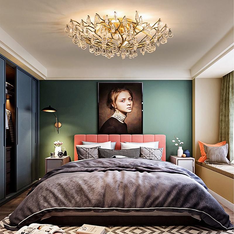 Bionic Branches Pendant Lamp Bedroom Lamp Crystal Ceiling Lamp