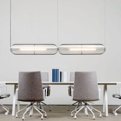 Nordic Liner Pendant Lamp Designer Minimalist LED Glass Pendant Lamp (WH-AP-118)
