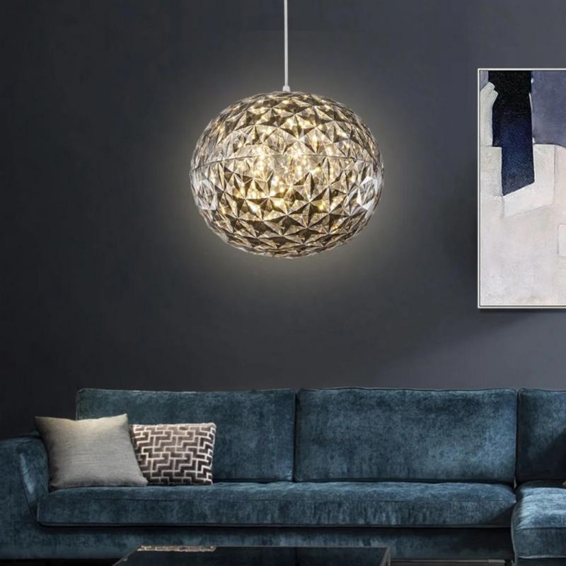 Northern European Style Aluminum Acrylic Ball Pendant Lamp Chandelier Light