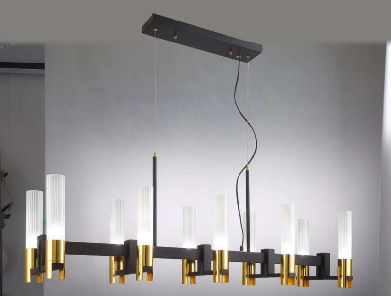 Decorative E14 Socket 10 Lite Chandelier Pendant Lamp for Hotel Restaurant (PD-11892-10)