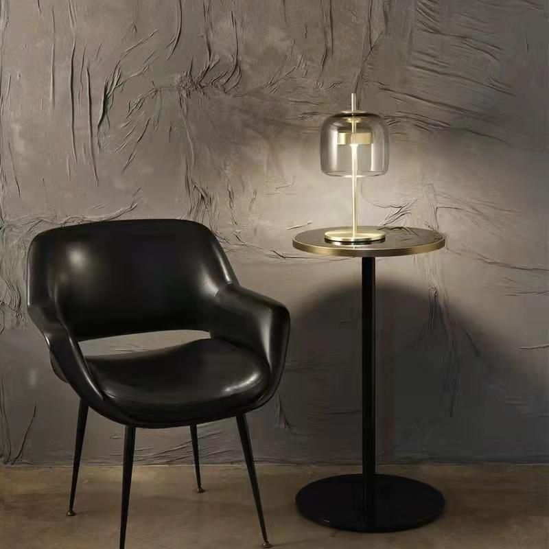 Nordic Bedside Counter Lamp Simple Creative Living Room Warm Romantic Bedside Bedroom Study Hotel Glass Lamp