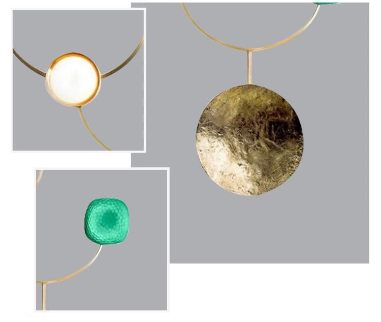 Hotel Modern Simple Gold Stainless Steel Ring Wall Lamp
