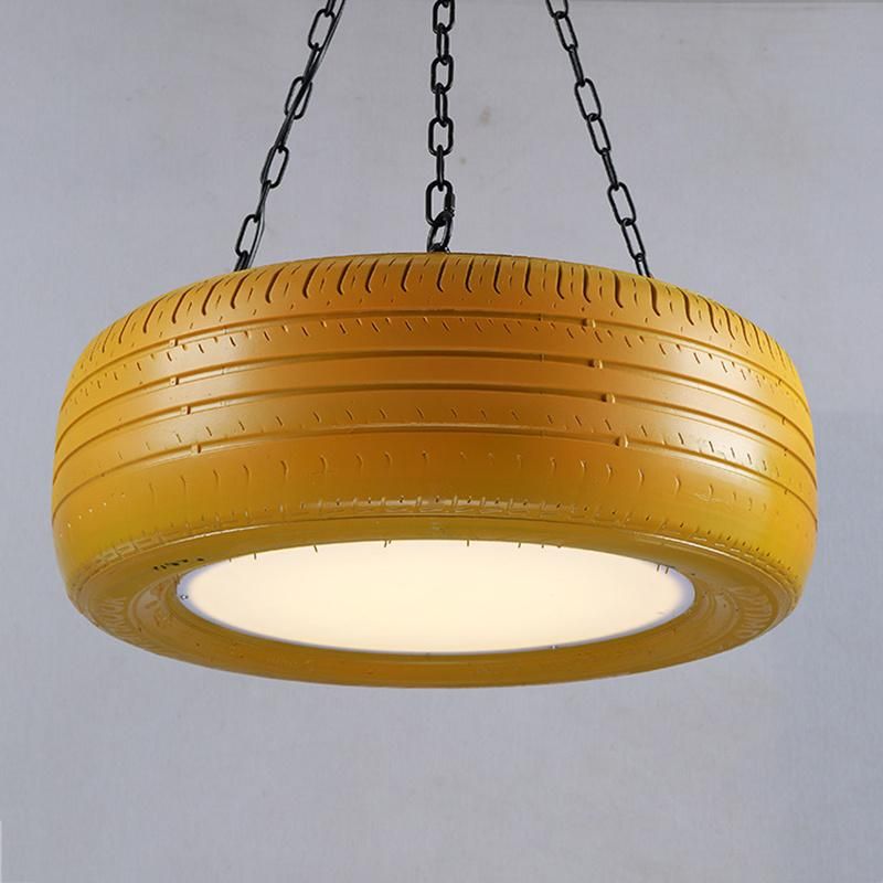 Loft Industrial Wind Tire Pendant Light Color LED Lamp Bead Hanging Retro Chandelier (WH-VP-132)