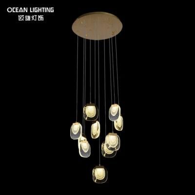 Golden Warm Lighting 3000K Metal 3W Crystal Chandelier Lighting