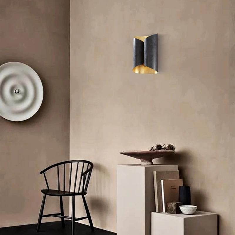 Roll of Paper Design Creative Wall Lamp Bedroom Lamp Bedside Lamp