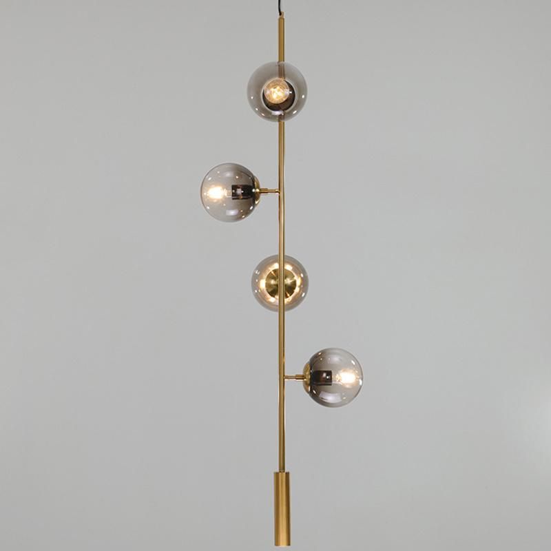 Spherical Design Simple Style Chandelier Bedroom Dining Room Pendant Lamp