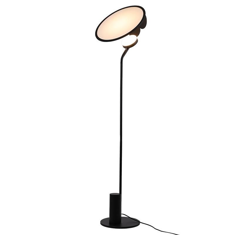 Modern Style White Circle Floor Lamp Table Lamp Bedroom Lamp