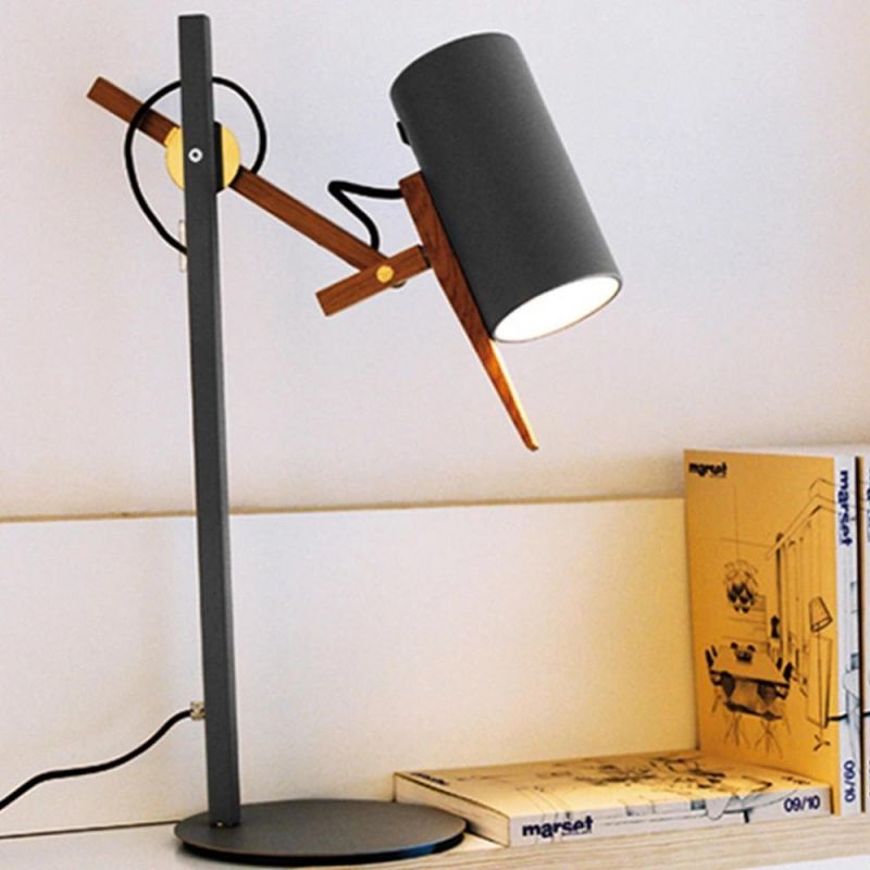 Modern Wooden Table Lamp Adjustable Wood Desk Accent Lamp Modern Floor Lamp (WH-MFL-156)