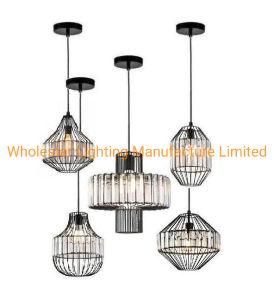 Metal Cable Pendant Lamp with Crystal (WHP-492-S)
